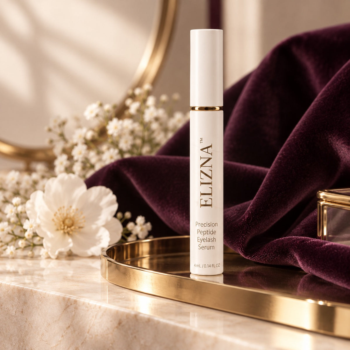 ELIZNA Eyelash Serum editorial beauty image