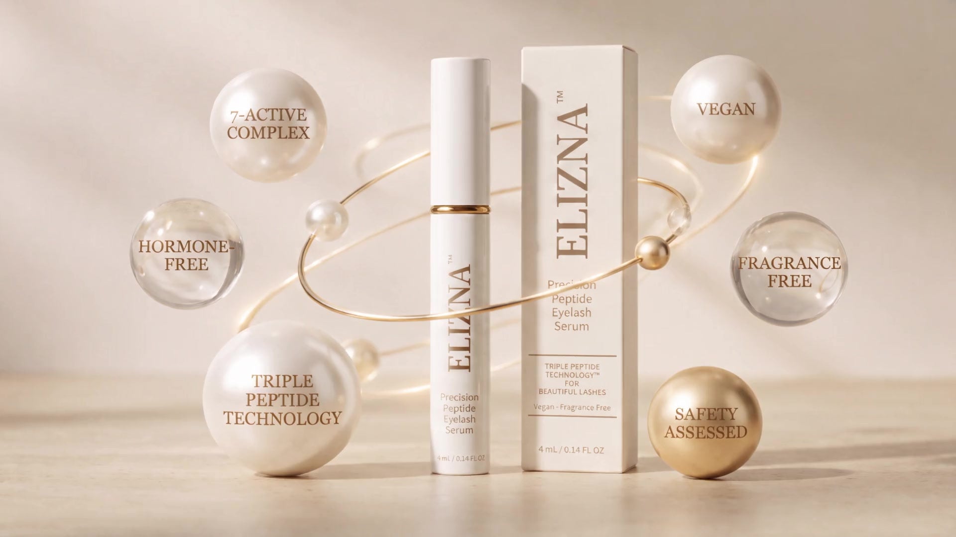 ELIZNA formula and precision applicator detail